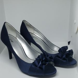 Apt 9 Blue Open Toe Heels